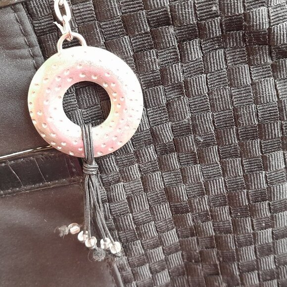 Coldwater Creek Black with silver accents Shoulder Bag - Picture 6 of 10